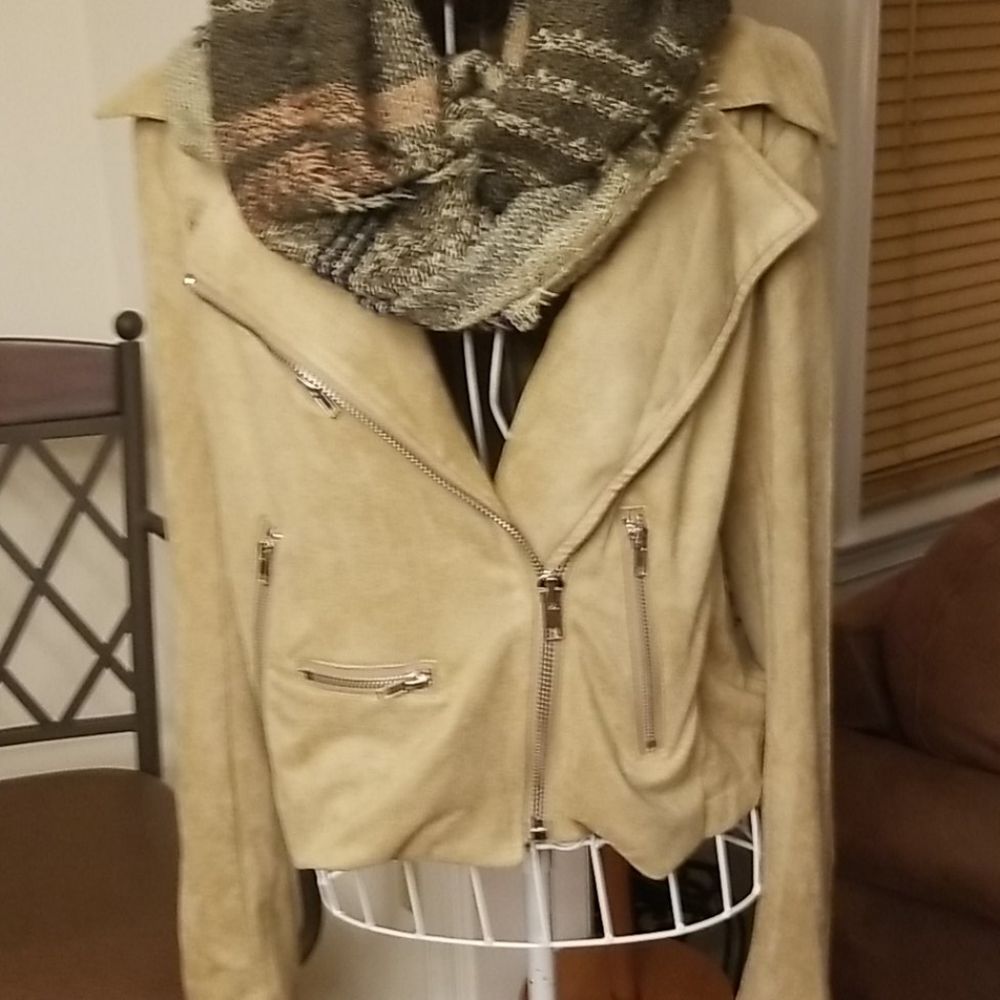 Microsuede Tan Jacket - image 2